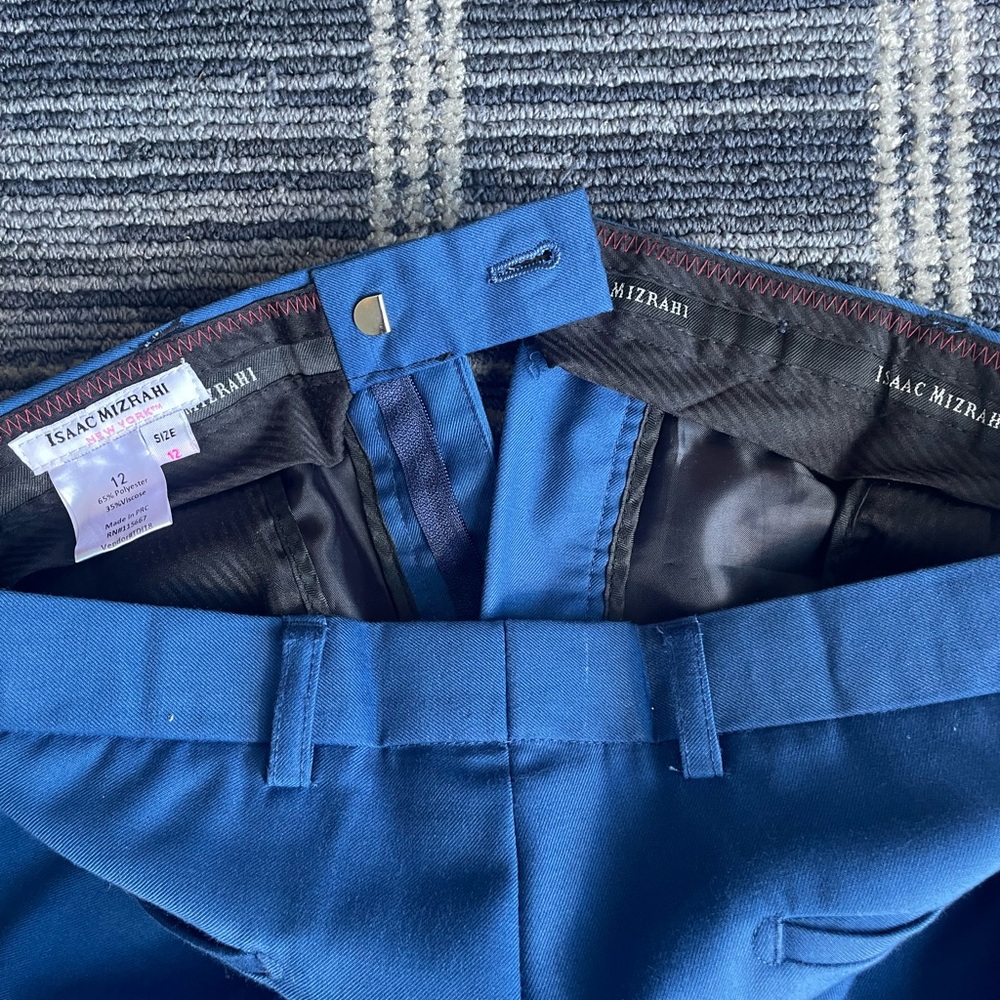 Isaac Mizrahi Vibrant Blue Pants and Blazer